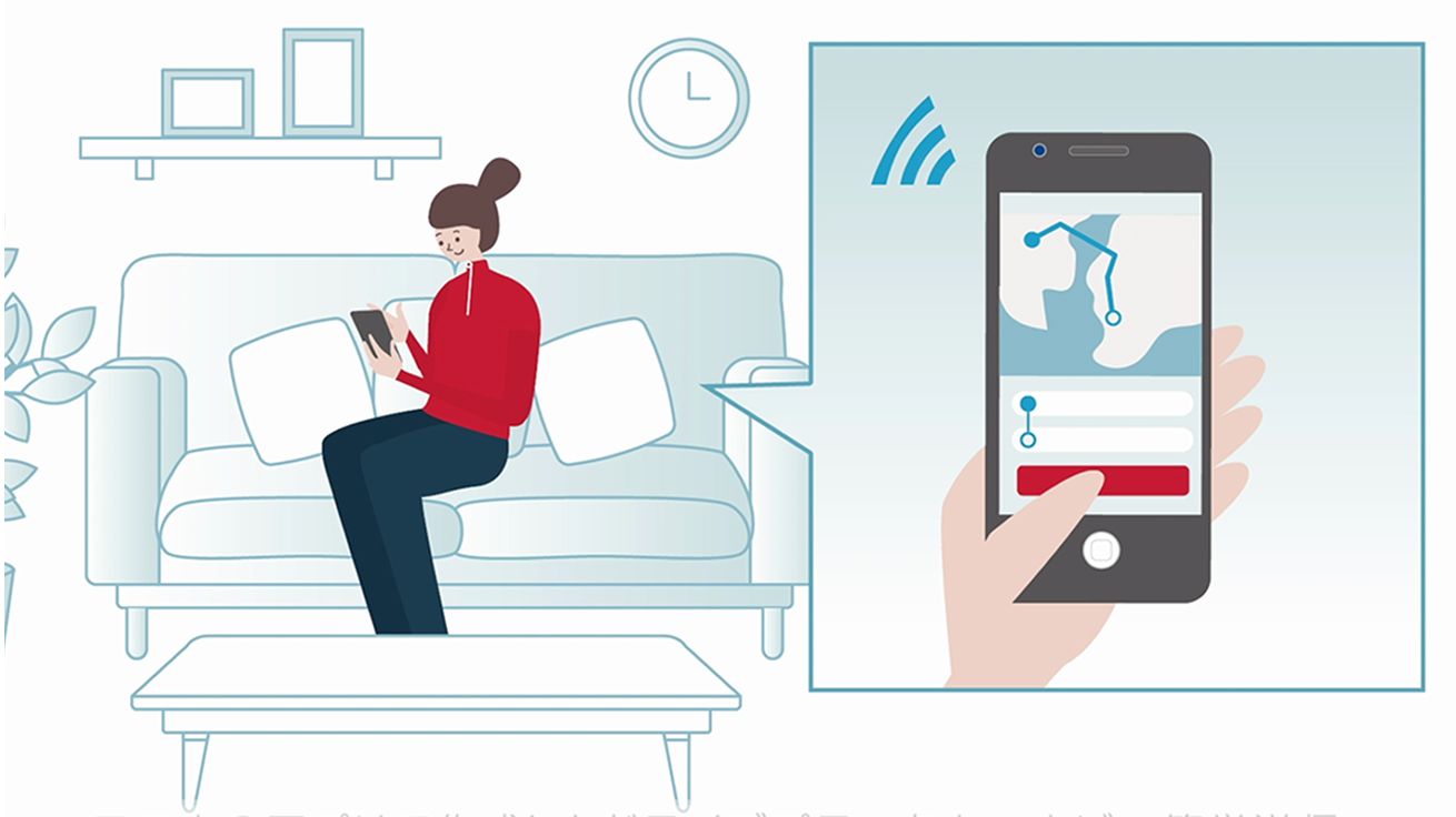 玄関から目的地のドアまで。乗車中も降車後も、おまかせ。