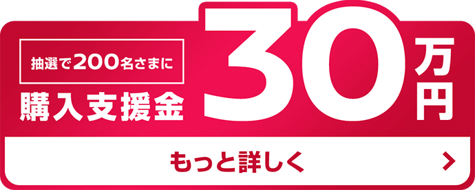 抽選で200名さまに購入支援金 30万円 | もっと詳しく