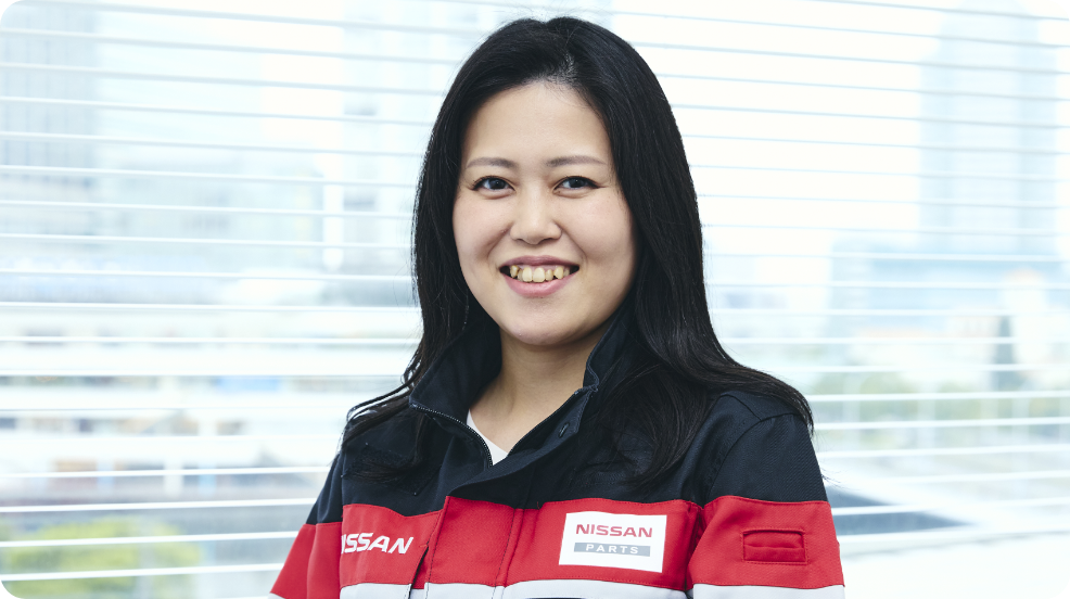 間接部門スタッフ 石垣有里恵さん（2021年入社）