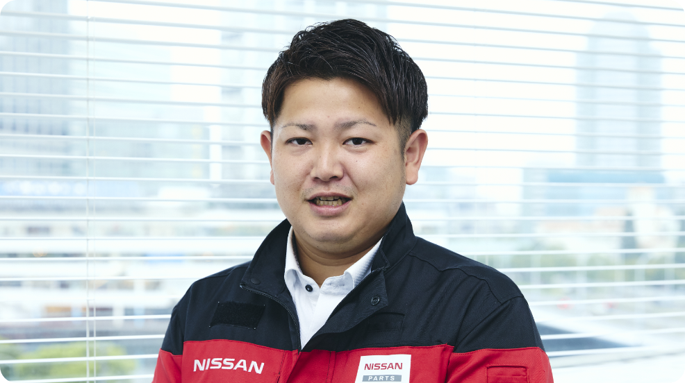 パーツアドバイザー（法人営業）加藤颯さん（2020年入社）