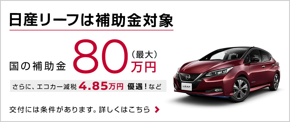 日産 リーフ Leaf Webカタログ トップ