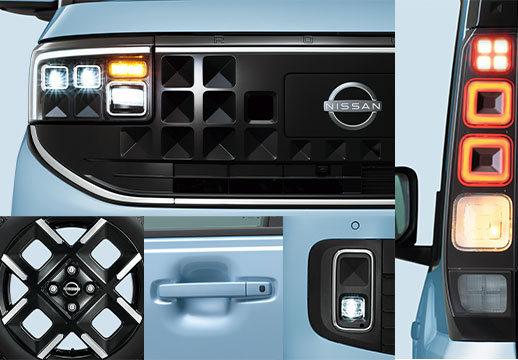 角に丸みを持たせた「かどまる四角」。街で目を引くおしゃれな外観。