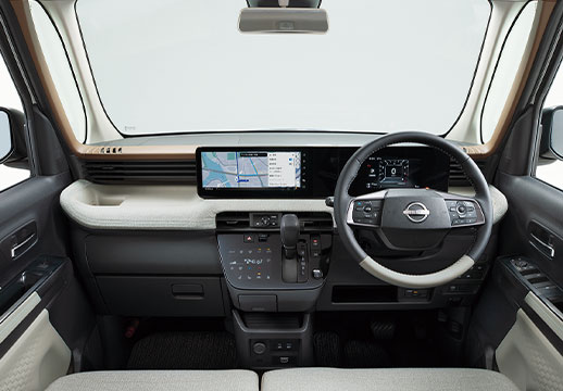 ダッシュボードやメーター周りがすっきり。