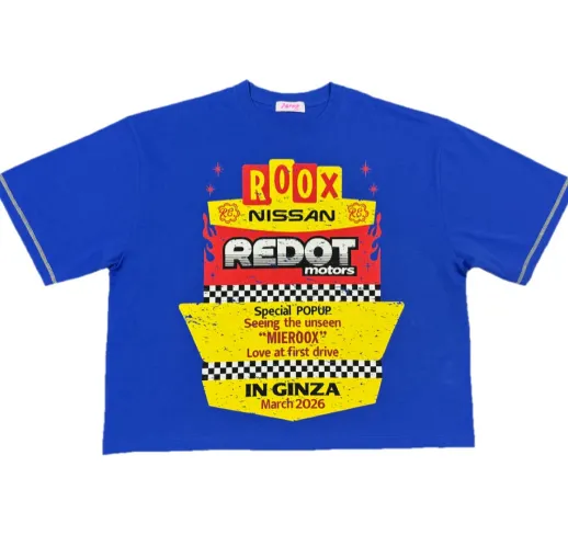 RE.　ルークスコラボTシャツ　ブルー