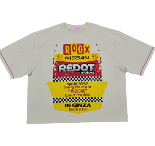 RE.　ルークスコラボTシャツ　アイボリー