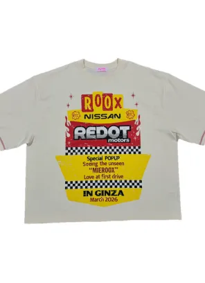 RE.　ルークスコラボTシャツ　アイボリー