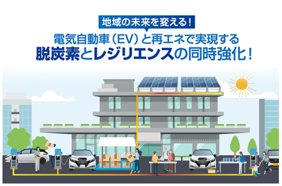 地域の未来を変える!電気自動車(EV)と再エネで実現する脱炭素とレジリエンスの同時強化!